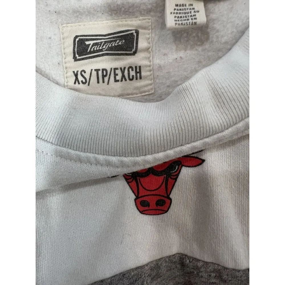 Tailgate Chicago Bulls NBA Sweater Color block‎ Men's Size Xsmall